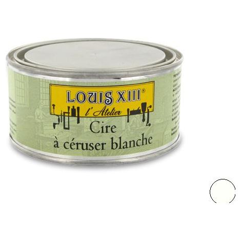 Cire blanche à céruser 250 ml – Finition originale pour bois veinés – Application facile sur chêne et châtaignier – Avel