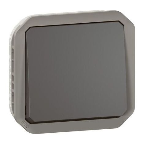 Interrupteur ou va-et-vient - Composable - Anthracite - Plexo - 70046 - Legrand (1/3)