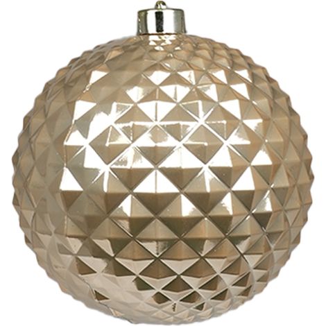 ARPIMEX Sfera di Natale con Punte D 150 Mm Plastica Beige