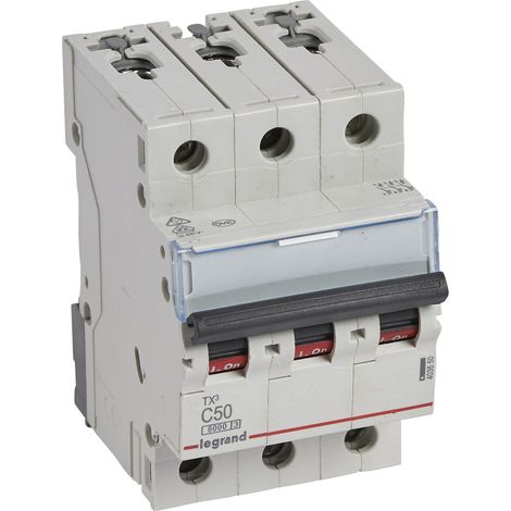 Interruttore elettrico Legrand Tipo 3P grigio RAL 7035