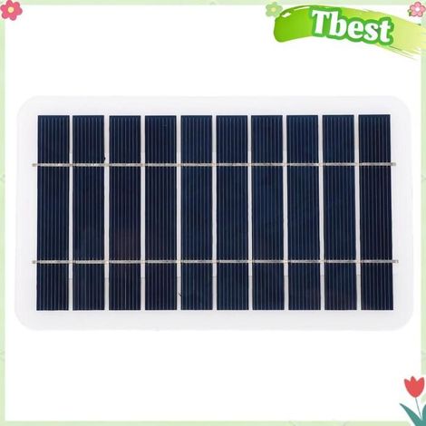 2W 5V petit panneau solaire monocristallin DC5521 sortie mini panneau solaire portable (1/4)