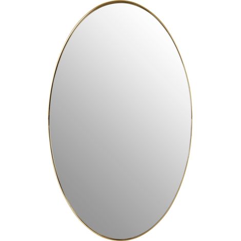 Premier Housewares Cora Gold Finish Oval Wall Mirror (1/5)