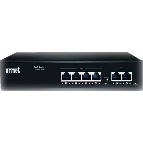 Grothe EDGE SWI 3000/401 Switch PoE, 6 ports, 4 PoE, puissance totale 60W