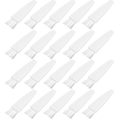 20 brosses de nettoyage multifonctions, poils nylon et manche PP, pour tondeuse barbe et accessoires électroniques (1/5)