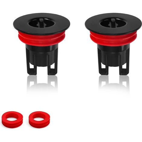 Bouchon Douche Anti Odeur, 2 Pièces Siphon de Sol, Filtre Evier avec 2 Joints, Conception Flottante Magnétique, pour 28-45 mm Tuyaux ABS, Salles Bains, Cuisines, Éviers