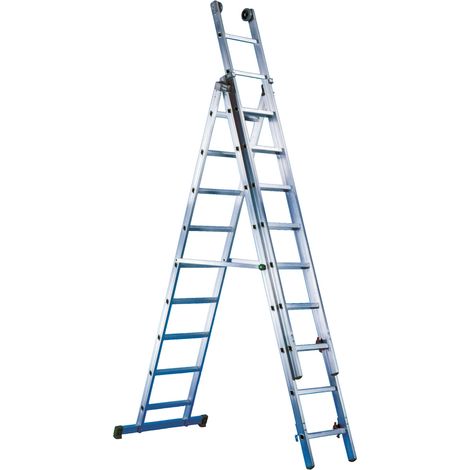 Facal Mehrzweckleiter DAMA 3-teilig 3x8 Sprossen (1/5)