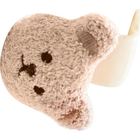Crochet de voiture pour sac à main, style petit ours, facile à installer, en plastique souple et sûr, pour appui-tête de voiture, compatible avec sacs et bouteilles (type 3). (1/5)