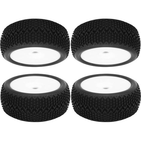 Lot de 4 pneus antidérapants en caoutchouc pour voiture RC modèle 1/8 - Accessoires et pièces de rechange (1/5)