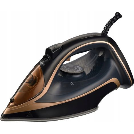 Plancha de vapor Kernau KSSI 2601 C de 2600 W. Salida de vapor de 25-35 g/min. Sistema antical.
