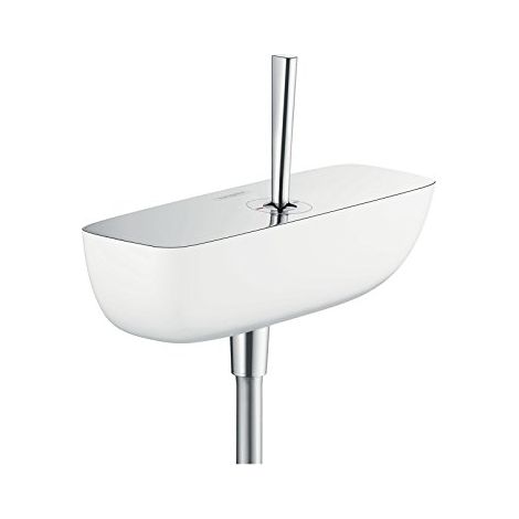 Hansgrohe 15672400 Puravida Miscelatore Monocomando Doccia Esterno, Bianco/Argento (1/4)