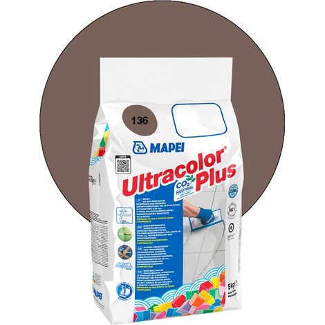 Joint de carrelage ULTRACOLOR PLUS MAPEI 5 Kg - 136 Taupe