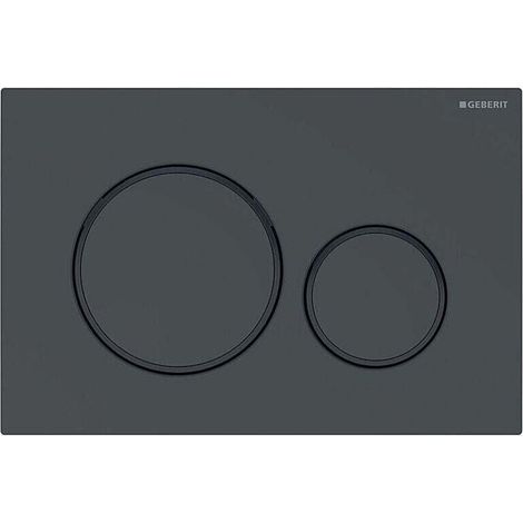 Plaque d'actionnement Geberit Sigma20 pour double chasse d'eau, ronde, (1/4)