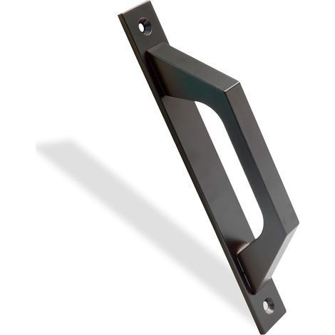 Couleur Noir 198 x 25 x 40 mm Poignée de porte droite en Aluminium Poignée pour portes coulissantes ou partes battantes Poignée droite fonctionnelle et confortable (1/4)