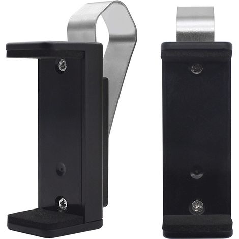 2 supports de rangement métalliques pour télécommandes d'ouvre-porte de garage, compatibles avec les télécommandes de 1,77 à 2,55 pouces. (1/5)