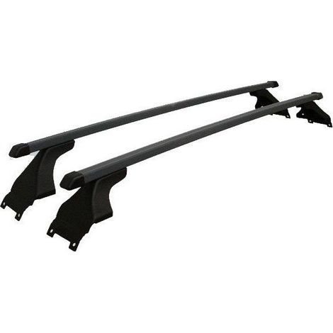 Satz aus 2 Querträgern für Dachträger, maximale Tragfähigkeit bis 100 kg, 120 cm, für Dacia Logan I/II SEDAN