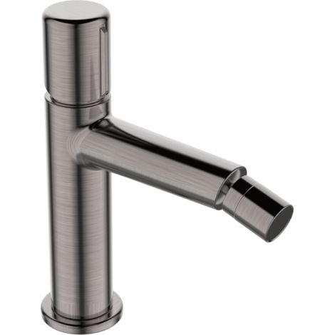 Rubinetto bidet a pavimento Pretto Graphite con tappo
