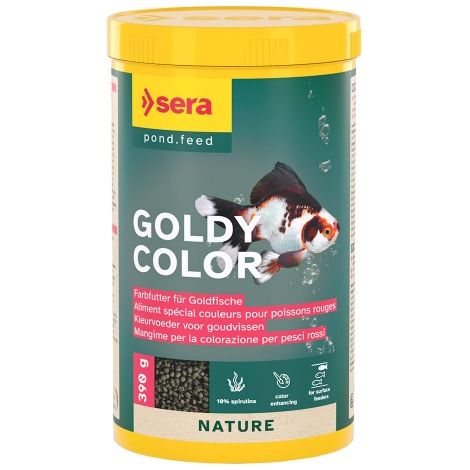 Sera Goldy Color Nature - Confezione 1000 Ml (390 Gr) - Alimenti PESCI