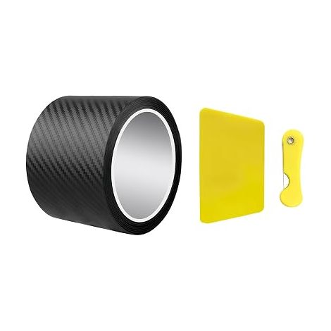 Carbon Fiber Vinyl Black 10m x 2 in (1/4)