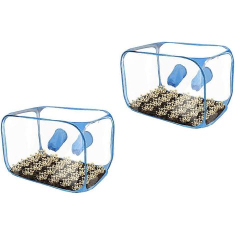 Kit de culture de champignons (2 pièces) : Hotte aspirante portable en plastique pour mycologiestation de propagation. (1/5)