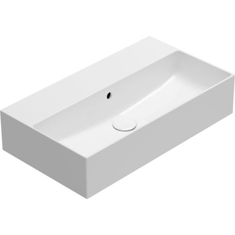 Lavabo en céramique 65x37 cm Globo T-EDGE IN066BI  Blanc - Céramique