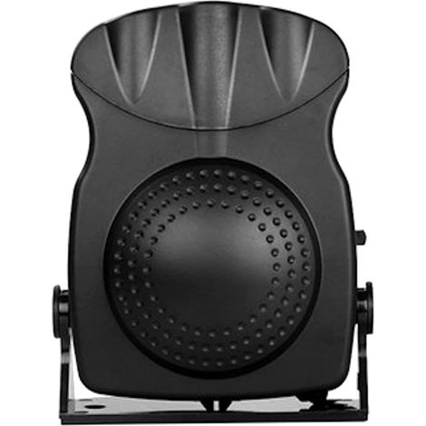 Calefactor de coche de tres orificios, desempañador de parabrisas, descongelador de ventanas, ajuste libre de 360°, 12V (negro) (1/4)