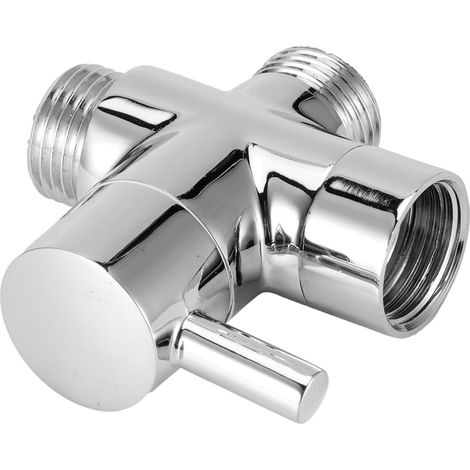 3-Wege-Armaturen-Umstellventil, Badezimmer-Duschteile für Handbrause, fester Brausekopf, G1/2 Wasserabscheider A (1/5)