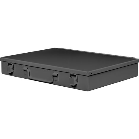 ADB Werkzeugkoffer Stahlblech m. Spannverschlüssen, RAL 7016 (1/5)