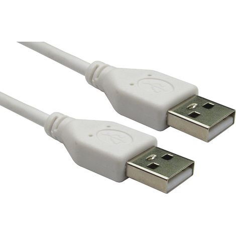 Câble USB RS PRO, USB-A mâle vers USB-A mâle, 5m ( Prix pour 1 )