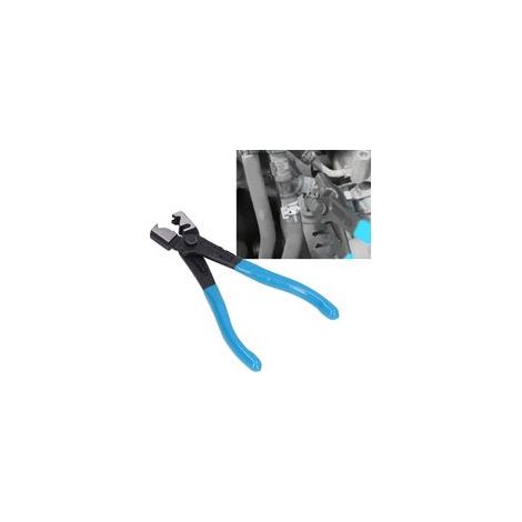 Pince à tubes Pince à collier de type R Pince à collier bleue Pince à colliers de serrage Outils à main de réparation automobile (1/4)