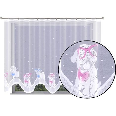 Tenda per cameretta da bambina – fantasia bulldog – 250 x 150 cm