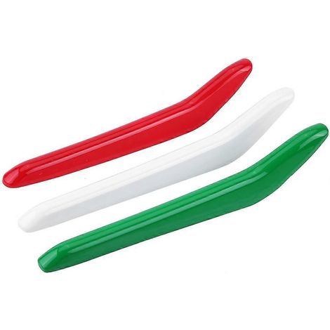 Jeu de 3 baguettes décoratives brillantes pour la calandre avant du Maserati Levante (2017-2018) (1/5)
