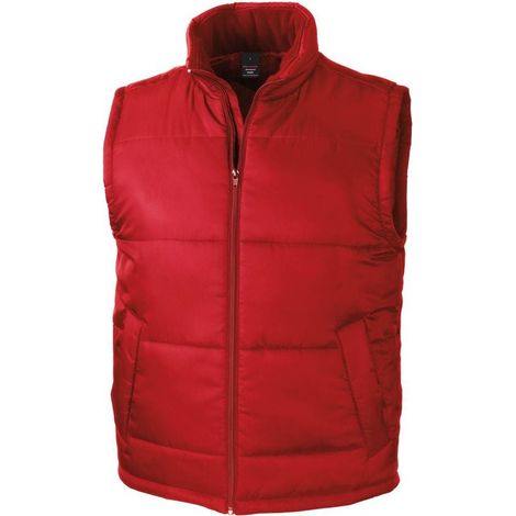 Gilet sans manches de travail Result Rouge L