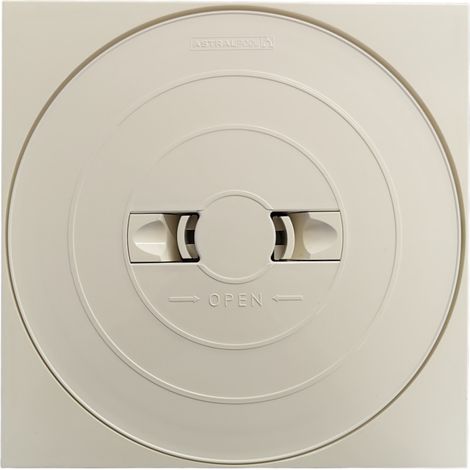 Astralpool – Couvercle skimmer de piscine rond 4402010510 – Diamètre 250 mm – Largeur 217 mm – Matière ABS – Cadre carré blanc (1/4)