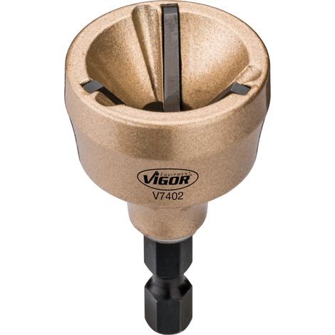 Vigor Desbarbador exterior 3-19 mm plata V7402