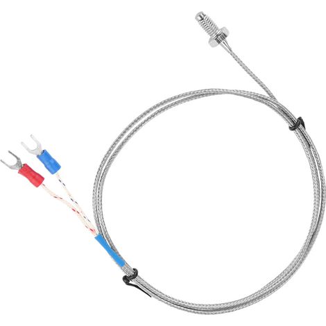 Vis M6 à filetage fin type K, câble de capteur de température à thermocouple 0-400℃ (3 m) (1/5)