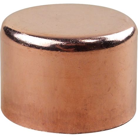 Bouchon cuivre rond à souder - Femelle - Diamètre 42 mm