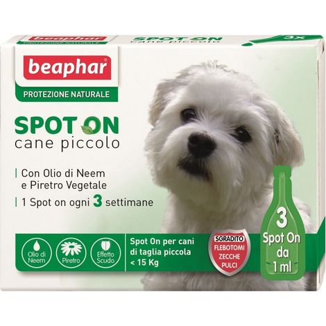 Beaphar Dog Protezione Naturale Spot-On Cucciolo  - Beaphar Dog Protezione Naturale Spot-On Cucciolo - Confezione Da 3 Pipette (1/4)