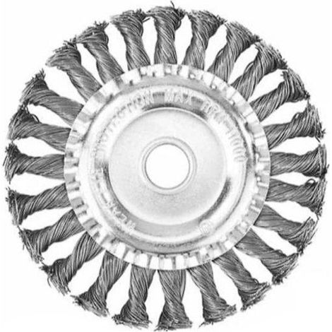 Toivize Tête de tondeuse à gazon durable, lames résistantes, roue brosse en fil d'acier de 15/20 cm pour le nettoyage et le désherbage (1/5)