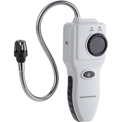 Detector de gas, detector de gas natural, detector de metano, propano, butano y fugas de combustible, detector de gas portátil con alarma sonora y visual para cocina y autocaravana. (1/5)