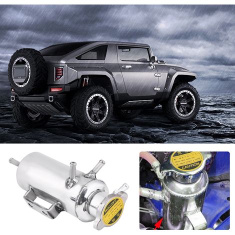 Kit Bac Récupération 350 Ml Aluminium Universel Pour SUV Voiture Réservoir D'Expansion Refroidissement (1/5)