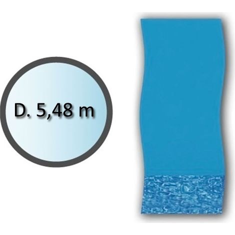 Liner remolino de forma redonda d.5.48m para piscinas elevadas - LI1848SB - Swimline - (1/2)