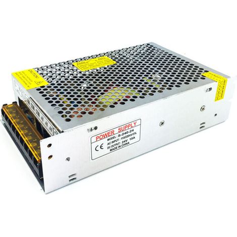 YMYNY Haute Puissance Transformateur Variateurs Adaptateurs Interrupteur alimentation Pilote AC 110V/220V DC 12V 10A 120W pour LED Bande