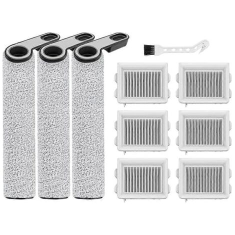 Accessoires pour aspirateur Roborock Flexi Pro - Kit de remplacement de brosse rotative et de filtre pour surfaces humides/sèches