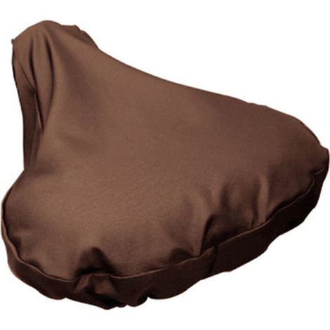Lot de 2 housses de selle imperméables avec cordon de serrage / Housse de pluie pour selle de vélo, noire-AquaForge (1/5)
