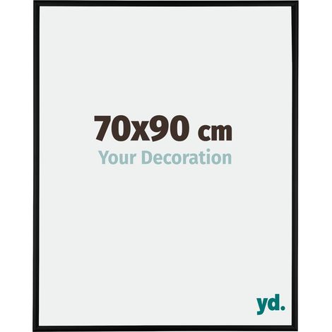 yd. - Cadre photo 70x90 - Noir Mat - Aluminium - Kent (1/5)