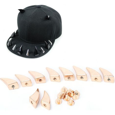 Collier pour chien à faire soi-même avec rivets, rivets carrés en alliage, accessoires de sac à coins plats style britannique, décorations pour chapeau punk