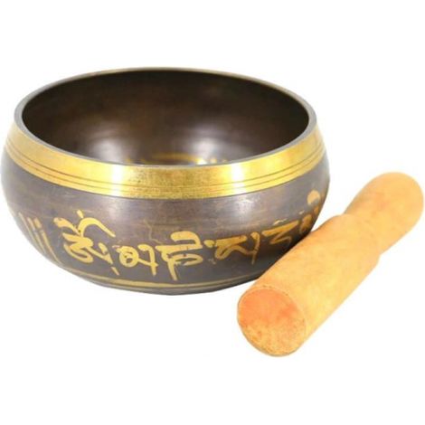 Bol chantant tibétain - 8 cm Noir (1/5)