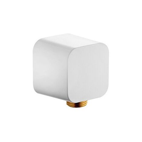A-qa coude de raccordement blanc