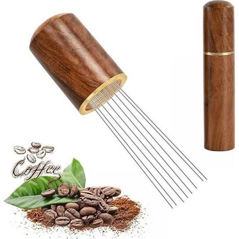 Tool, Coffee Needle Dispenser, Dispensing Tool, 8 Needles 0.4 mm, Espresso Needle Dispenser, Espresso Coffee Stirrer (1/4)