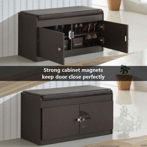 Loquet Magnetique, 12 Pièces Aimants loqueteaux magnétiques Placard Aimant Puissant Robuste Jusqu'à 6kg, Pour Tiroirs Porte de Douche Aimanté Armoire Placard, Cabinet, Meubles (45mm-12pc) (1/4)